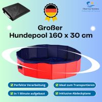 Fast & Easy Hundepool I Größe L 160x30 cm I Gratis Poolabdeckung Hessen - Neu-Isenburg Vorschau