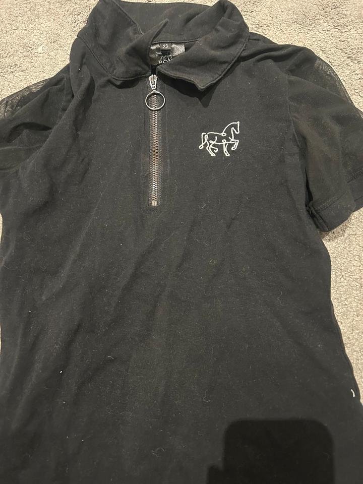 Ponyschwester t Shirt XS bunt Glitzer schwarz kurz arm  /lang in Haltern am See