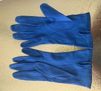 Damen Handschuhe Leder – Haveba - Größe 7,5 – mittelblau Nordrhein-Westfalen - Ratingen Vorschau