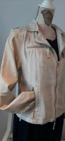 Bikerjacke Gr. XL 42 Cartoon beige  Leder Imitat Baumwolle Niedersachsen - Melle Vorschau