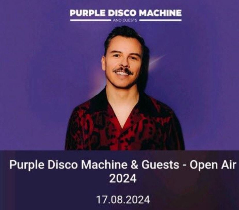 Ich suche 1 oder 2 Karten für Purple Disco Machine in Dresden 17. in Dresden