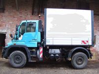 Unimog U 400 Zapfwellen Variolenkung Heckkraftheber Hydraulik ESP Hessen - Spangenberg Vorschau