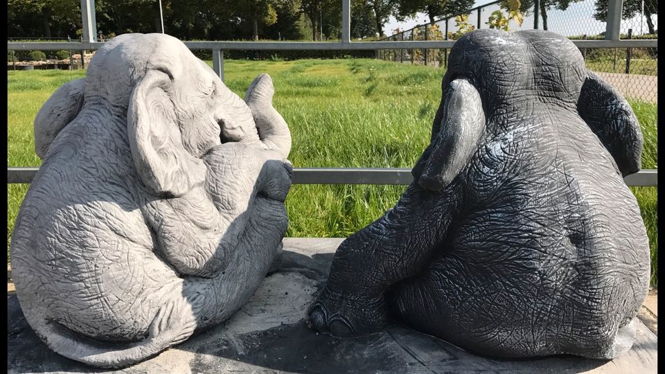 ‼️XL Elefant 125kg Elephant Elefanten Steinfigur Schrebergarten‼️ in Duisburg