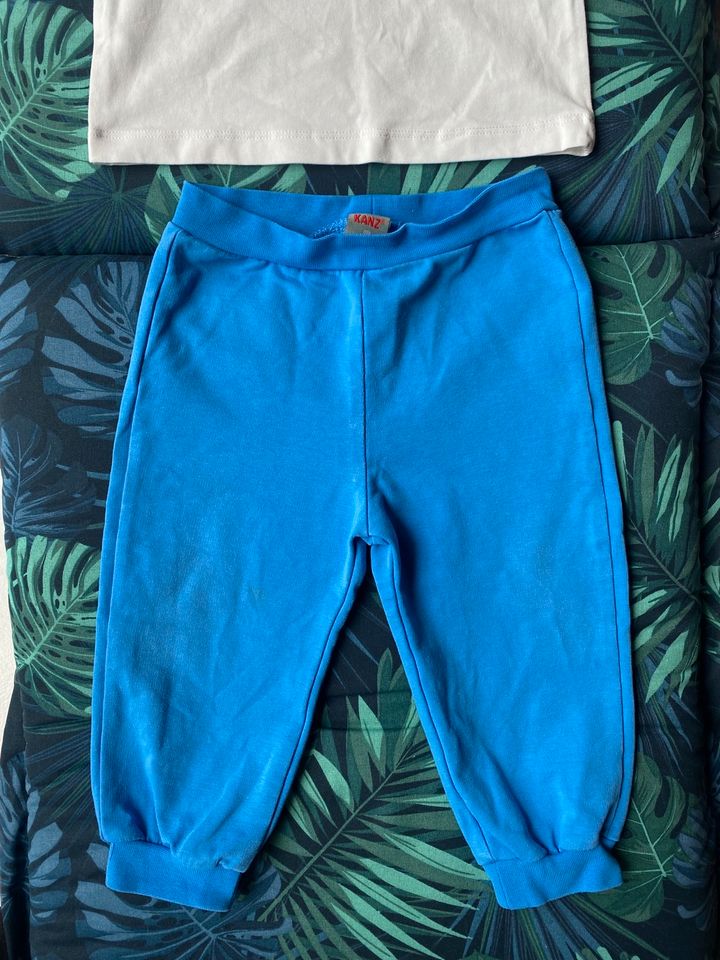 Neu Kanz süßes Set Walfisch Tshirt + Sweathose blau 80 in Hartheim