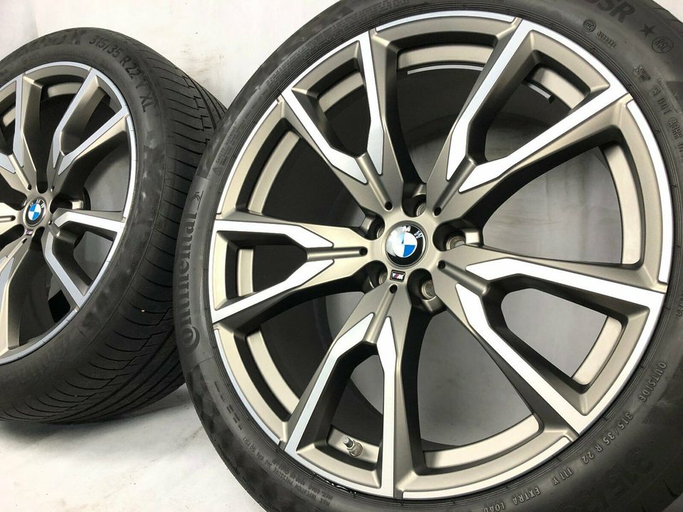 ORIGINAL BMW 22 ZOLL X7 G07 STYLING 755 M FELGEN SOMMERRÄDER M755 in Hainburg