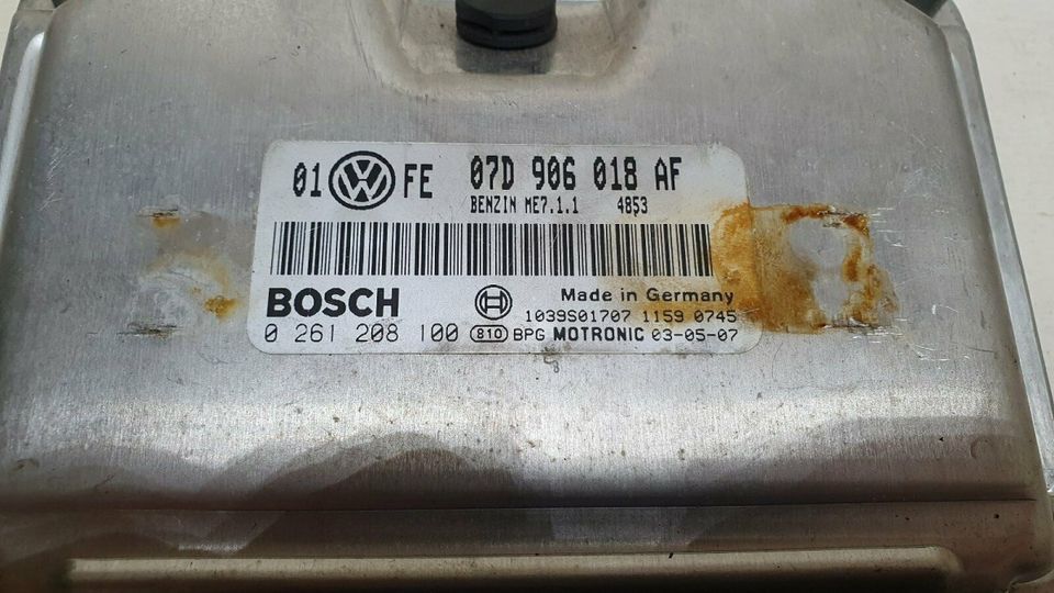 VW Passat 3BG 3BS W8 Motorsteuergerät 07D906018AF  Top Zustand in Hannover