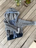 Baby Hoody, blau grau, Größe 50-56 Düsseldorf - Benrath Vorschau