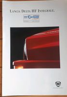 Lancia Delta HF Integrale 16v Prospekt Werbung Broschüre Niedersachsen - Rosdorf Vorschau