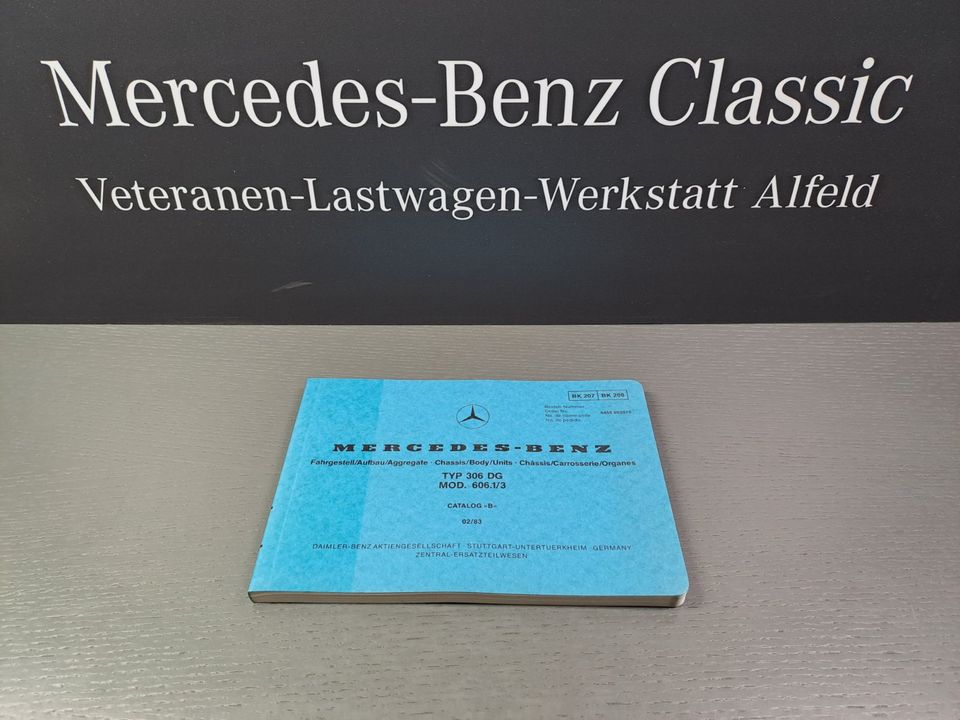 Mercedes-Benz Ersatzteilband Fahrgestell TYP 306 DG  Mod. 606.1/3 in Alfeld (Leine)