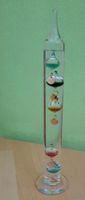 Galileo Thermometer Glas bunte Kugeln Bayern - Grettstadt Vorschau