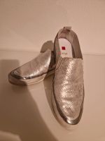 Högl Slipper Halbschuhe Leder silber weiß Gr. 8 (42) München - Ramersdorf-Perlach Vorschau