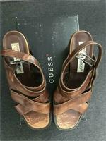 Hochwertige Guess Riemchen-Sandalen in Cognac Bonn - Ippendorf Vorschau