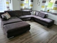 Wohnzimmer Couch, Sofa / Schlafsofa (Schlaffunktion) + Hocker Bayern - Winzer Vorschau