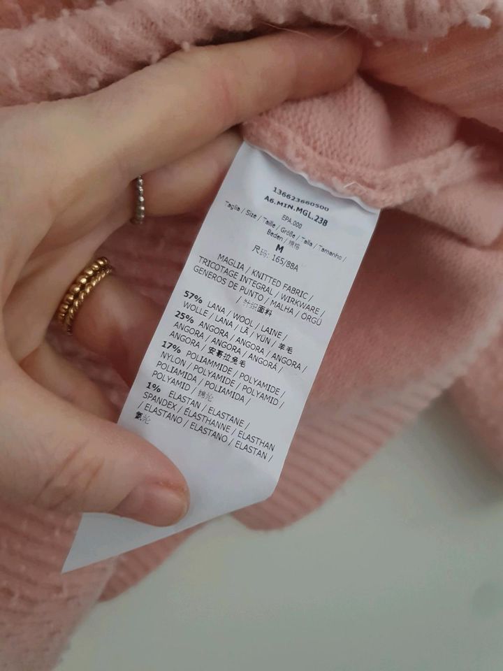 Max Mara Peach Wollpullover Gr. M neuwertig in Falkensee