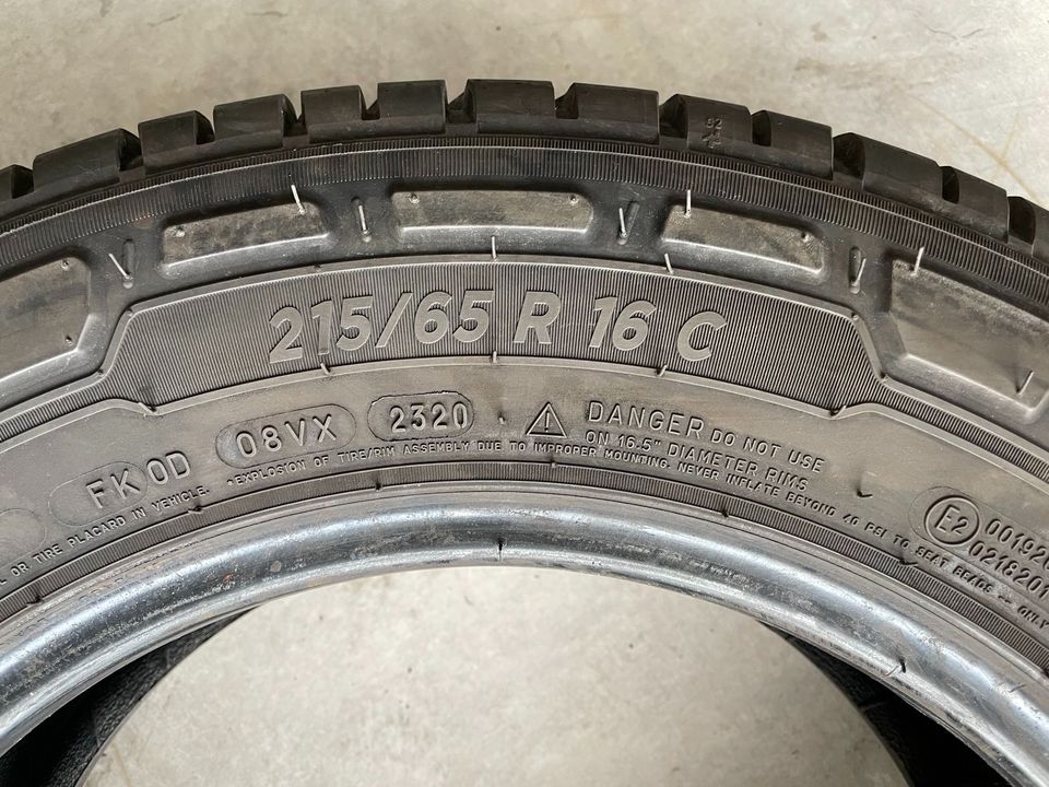 1x Sommerreifen Michelin Agilis 3 215/65 R16C 109/107T 2020 in Halle