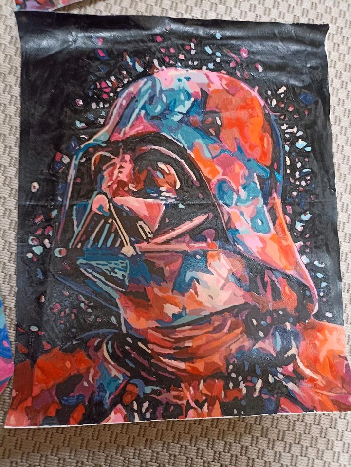 Bilder auf Leinwand mit Acryl gemalt  Star Wars in Wiesbaden