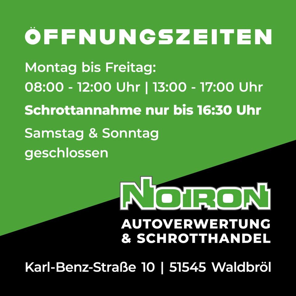 Autoverwertung NOIRON Autoankauf ❗️ Fahrzeugankauf Unfallschäden in Waldbröl