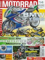 Motorrad Zeitschrift Heft 14 2007 BMW Ducati KTM Isle of Man Thüringen - Nordhausen Vorschau