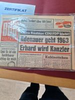 Originale Bild - Zeitung vom 08.12.1962 Stuttgart - Weilimdorf Vorschau