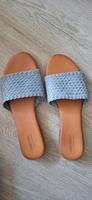 Pantolette Sandalen Fortini Echtleder  grau Gr 41 Niedersachsen - Nienburg (Weser) Vorschau