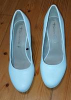 edle weiße Damen Schuhe Gr.  38 *Top Zustand* Sachsen - Großenhain Vorschau