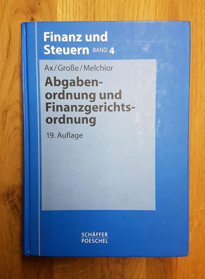 Neuwertig - Kommentar Abgabenordnung AO und FGO 19. Auflage in Dresden