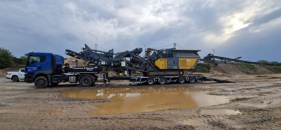 Baumaschinen Transport Bagger Transport in Pfungstadt