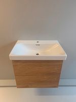 Gäste WC Waschbecken mit Unterschrank MyStyle 62cm Eiche Endgrain Bayern - Haßfurt Vorschau