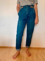 Vintage high waist jeans mit integrierterem Gürtel München - Sendling-Westpark Vorschau