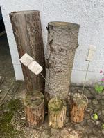5x Hackklotz Brennholz Baumstamm Deko Schwedenfeuer Bayern - Fürstenzell Vorschau
