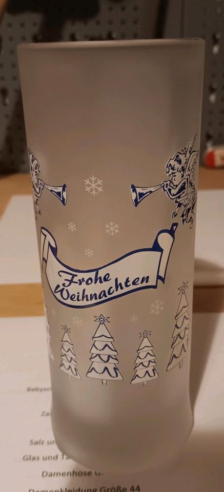 Glas und Tasse "Weihnachten" in Dormagen