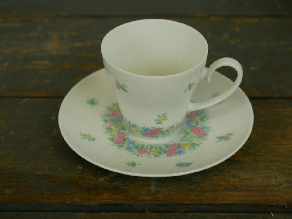 Rosenthal Romanze - Bunt - Blumen - Mokkaservice - Espresso in Hiltrup