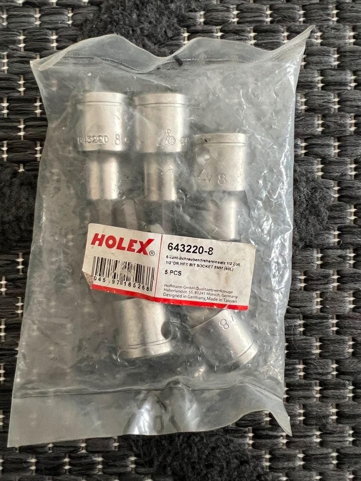 Holex 8 mm  Sechskantnusse  1/2 zoll in Gelsenkirchen