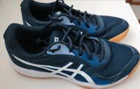 Top Zustand Hallenschuhe Asics  Sportschuhe Halle Gr. 40 blau Baden-Württemberg - Remseck am Neckar Vorschau