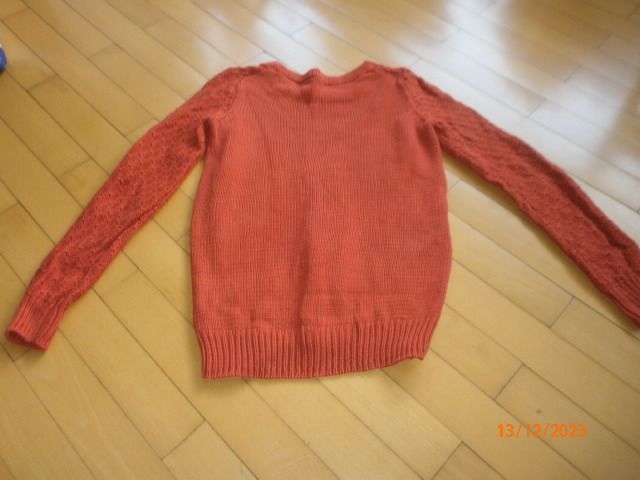 Designer Bonprix Damen Woll Pullover rot orange Gr. S 36 38 in Dortmund