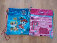 Turnbeutel Sportbeutel Paw Patrol, Peppa Wutz Pig Niedersachsen - Norden Vorschau