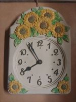 Küchenuhr Sonnenblumen Quarzwerk top vintage Baden-Württemberg - Bad Ditzenbach Vorschau