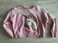 Mädchen Pullover Sweatshirt Gr. 140 Unicorn Einhorn Hoodie kurz Essen - Karnap Vorschau