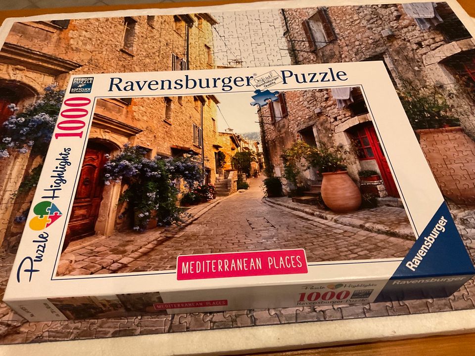 Puzzle 1000 Teile Ravensburger Mediterranean Places in Kadenbach