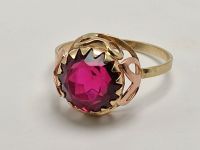 Antiker Granat Ring 585 Gold 14 k 56 Niedersachsen - Reinstorf Vorschau