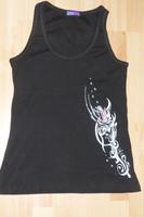 Damen Achselshirt Shirt Gr. 44 46 schwarz Aufdruck Flügel Rose Sachsen - Auerbach (Vogtland) Vorschau