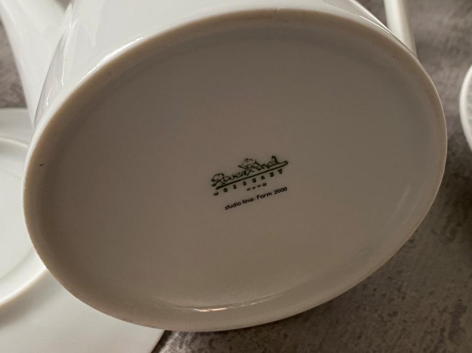 Rosenthal Form 2000 Kaffee Espresso Set + Zucker + Milchkännchen in Gaildorf