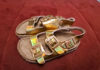 Sandalen Hausschuhe Gold Gr. 26 bunt schillernd neu lupilu Bayern - Germering Vorschau