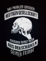 T-Shirt, 4 XL, schwarz, mit Aufdruck, Wikinger? Wacken? Schädel Nordrhein-Westfalen - Siegen Vorschau