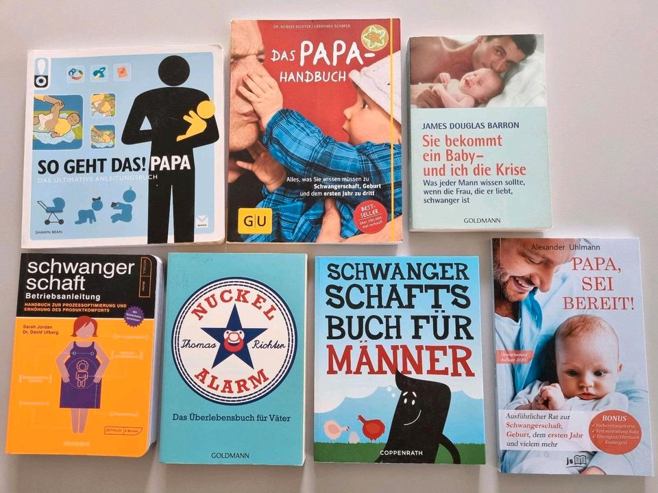 Schwangerschaft Baby Bücherpaket Väter Papa  Geburt Kind Eltern in Geisingen