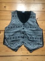 schwarz weiß Vintage Weste unisex Stoff Baumwolle klassisch Berlin - Reinickendorf Vorschau