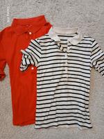 2 H&M Poloshirts Polo T-Shirts rotorange marine gestreift S Bayern - Lauben Vorschau