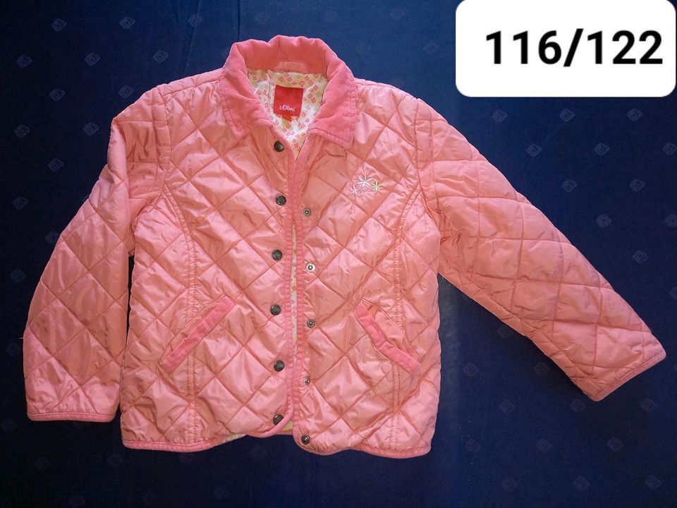 Gr. 116 / 122 Sommerjacke Mädchen Lachs S.Oliver Pastellfarbe in Bassum