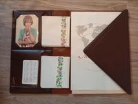 DDR Sammelmappe Leder von 1980 mit Kalender, Foto, Briefumschläge Sachsen - Wurzen Vorschau