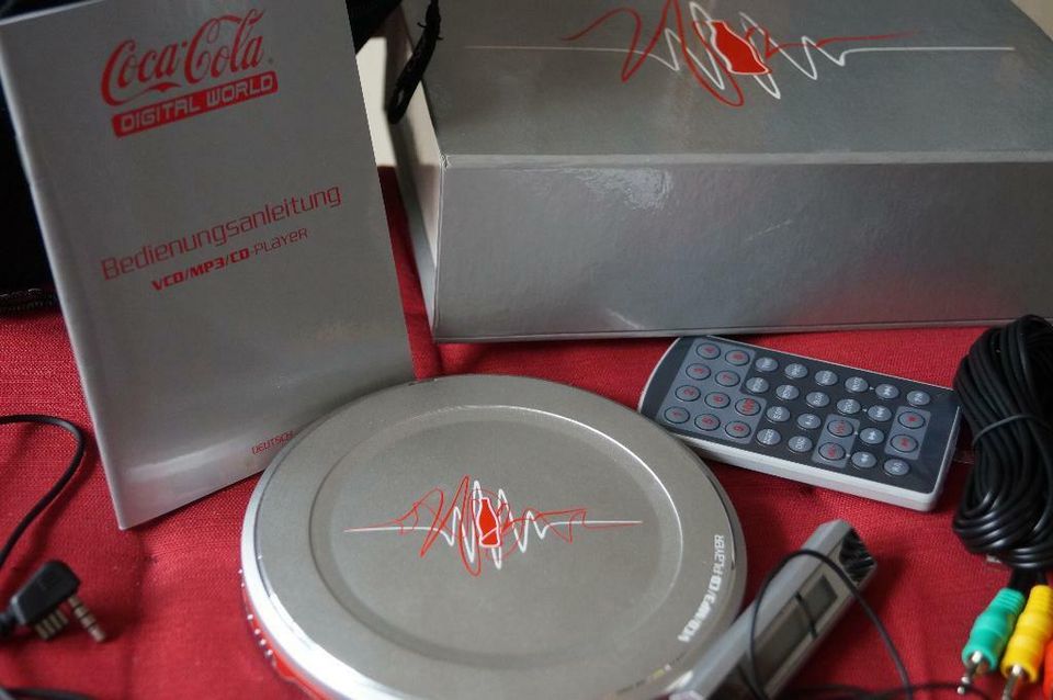 Original Coca Cola Video- Mp3 CD Player GEBRAUCHT in Bielefeld